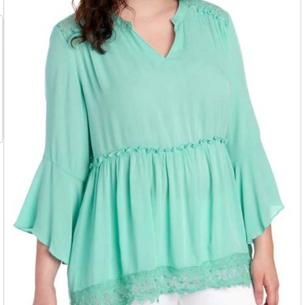 Democracy Peplum Top - Picture 2 of 4